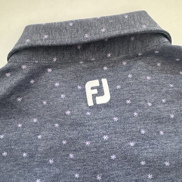 FootJoy Polo Shirt All Over Print Mens Large‎ Embroidered 1914 Golf - Picture 6 of 11